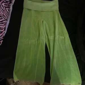 juicy couture velour capri gaucho pants!